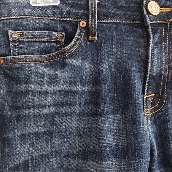 Joie Mid Rise Dark Wash Skinny Jeans Size 27 Stretch Denim Winter Normcore Basic - Picture 5 of 8